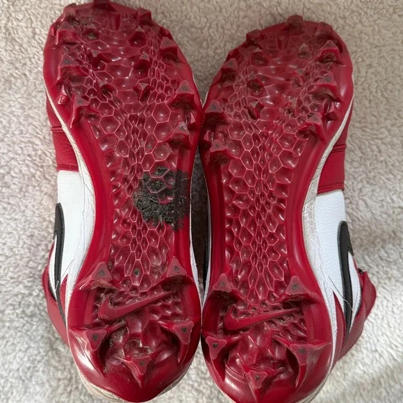 Men's Jordan 1 Alpha Menace Mid Baseball Cleats Size 8 - Picture 5 of 5